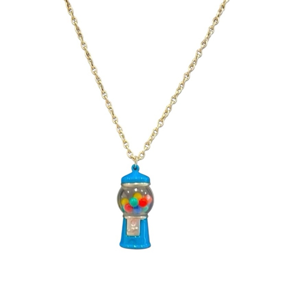 Dylan’s Candy Bar Colorful Gumball Machine Necklace
